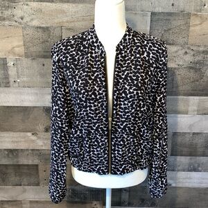 Michael Michael Kors zipper front baseball jacket